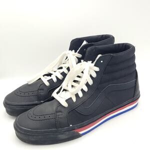 Vans Sk8 Hi Reissue Tko black red blue men's size 8.5